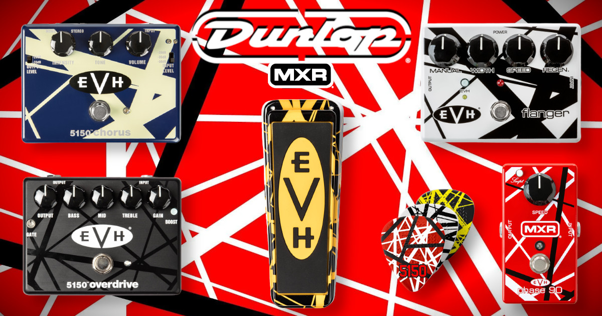 pedali e plettri EVH by Dunlop e MXR pedali e plettri EVH by Dunlop e MXR